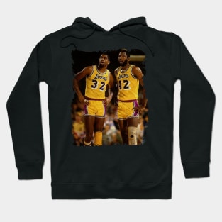 Magic Johnson and James Worthy, 1984 Hoodie